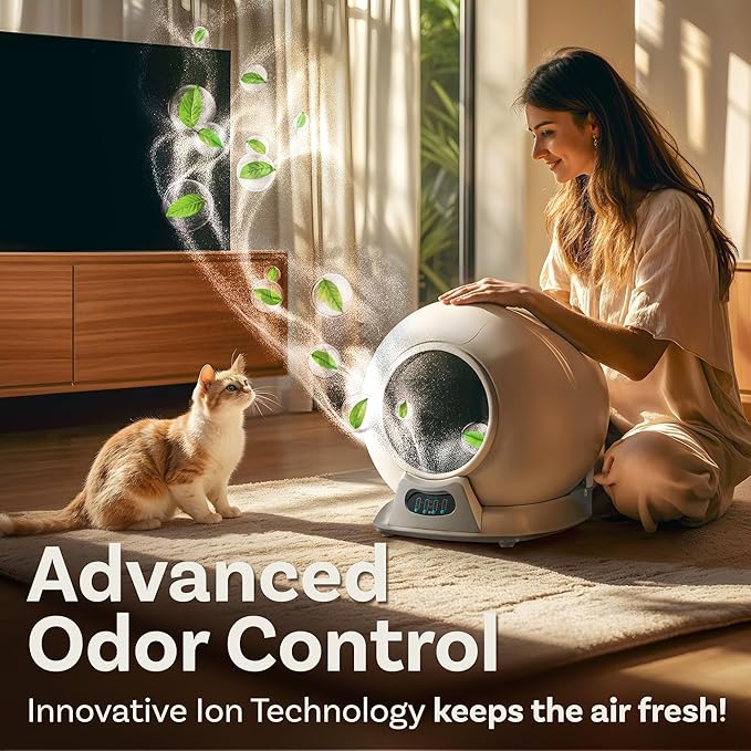 Self Cleaning Automatic Litter Box with Wifi Control