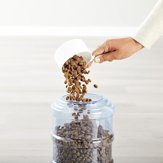 Basics Gravity Pet Food Feeder for Dogs and Cats