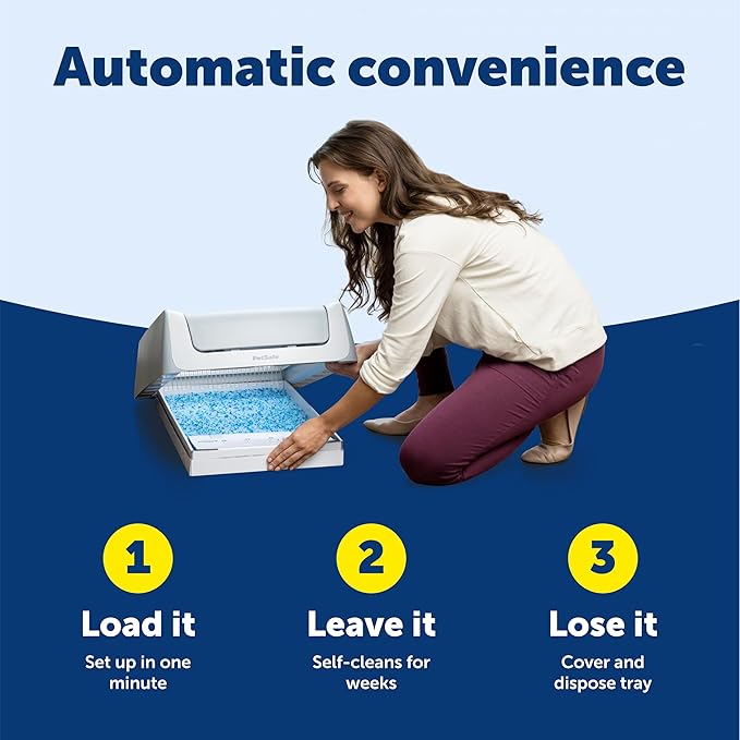 Scoop Free Crystal Pro Self-Cleaning Automatic Litter Box