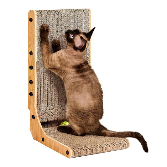 Enhance Your Cat's Playtime with Our Cardboard Cat Scratcher