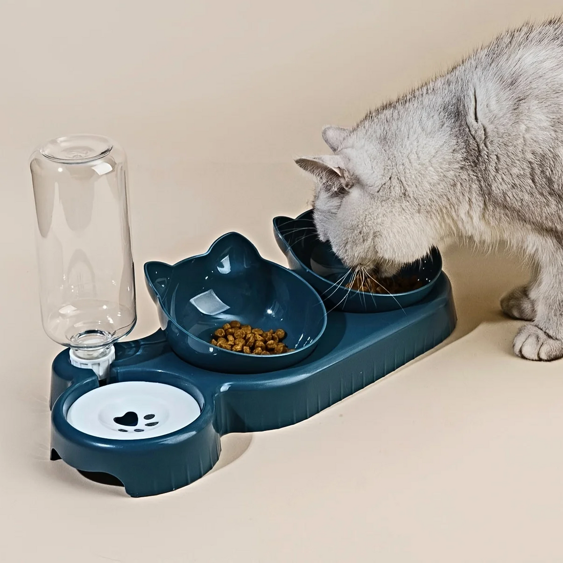 Elevate Your Cat's Dining Experience with Whisker® HydroFeed Pro 3 in 1