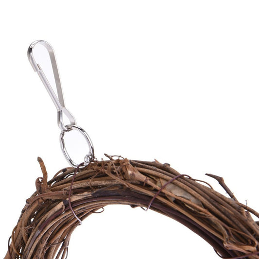Elevate Your Bird's Playtime with the Natural Rattan Parrot Swing!
