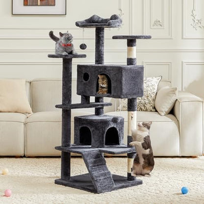 Indoor Cat Tree Tower –Multi-Level Pet House for Large Cats