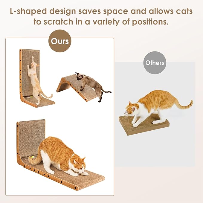 Cardboard Cat Scratcher for Indoor Kitten Cats