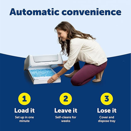Scoop Free Crystal Pro Self-Cleaning Automatic Litter Box