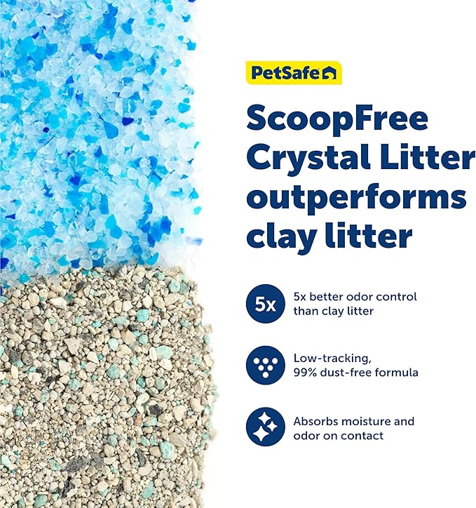 Scoop Free Crystal Pro Self-Cleaning Automatic Litter Box